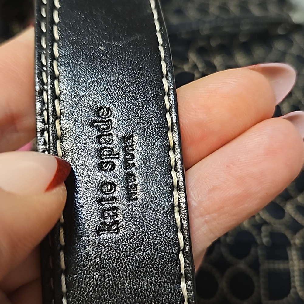 Kate Spade New York Black Fabric and Fuchia Suede Interior. - Picture 5 of 13